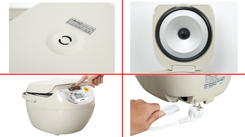 Bảng điều khiển và phụ kiện của nồi Tiger JBV-S18W