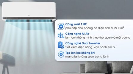 Máy lạnh LG Inverter 1 HP IDC09M2 2026 - Thái Lan