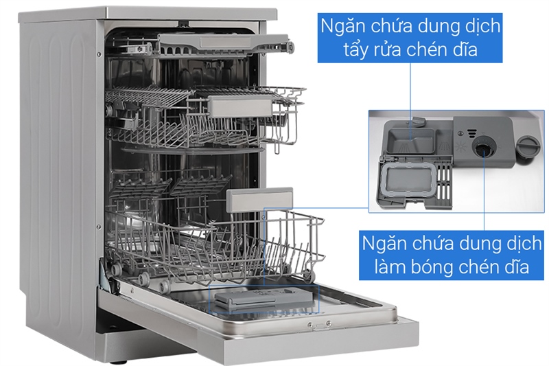 Hệ thống khay đựng đa năng của máy rửa chén Galanz