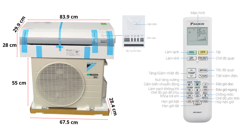 Máy lạnh Daikin Inverter 1.5 HP FTKM35AVMV 2026 - Thái Lan - Ảnh 5