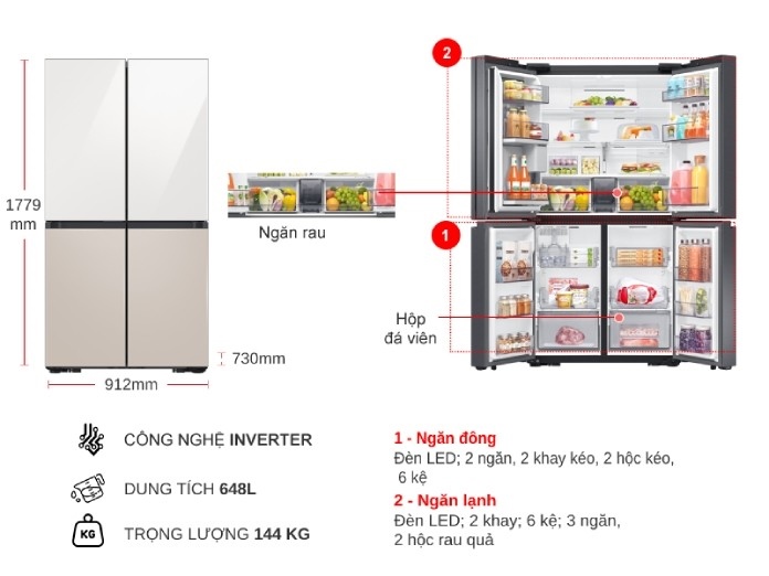 Tiện ích làm đá tự động và quản lý SmartThings thông minh