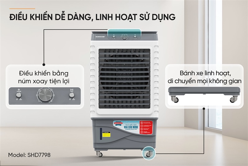 Tổng thể sản phẩm Sunhouse SHD7798