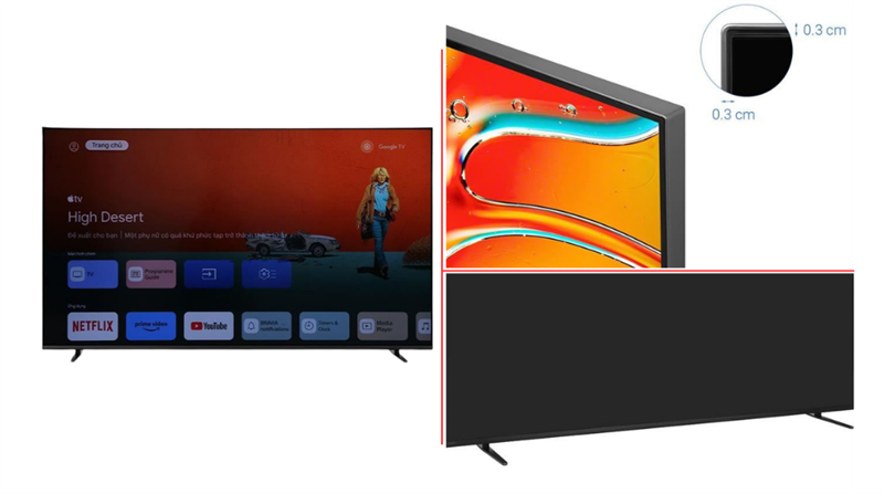 Google Tivi QLED Mini LED Sony AI 4K 75 inch K-75XR70 - Malaysia - Ảnh 2