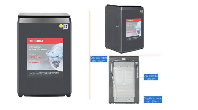 Công nghệ giặt sạch sâu GreatWaves của Toshiba