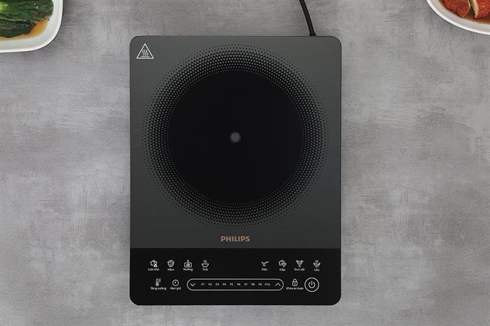 Bếp từ Philips HD5850/90 với bảng điều khiển cảm ứng