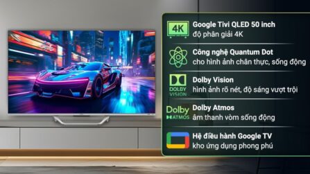 Google Tivi QLED Aqua 4K 50 inch AQT50S800UX - Việt Nam