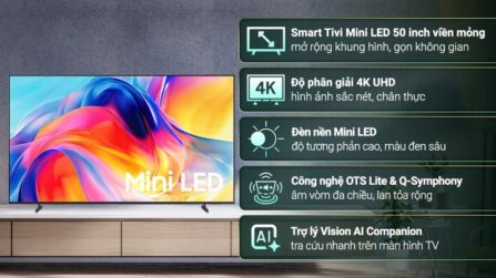 Smart Tivi Mini LED Samsung AI 4K 50 inch UA50M77HA 2026 - Việt Nam