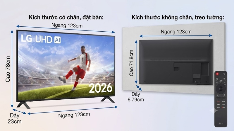 Tổng quan Smart Tivi LG 55UA8055PSA