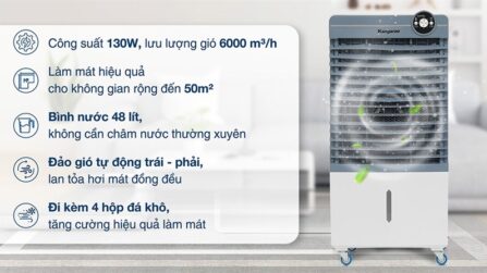 Quạt điều hòa Kangaroo KG50F103 130W 2025 - VIỆT NAM