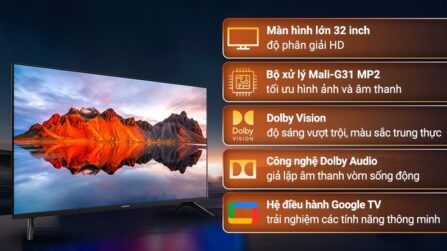Google Tivi Xiaomi A 32 inch L32M8-P2SEA - VIỆT NAM