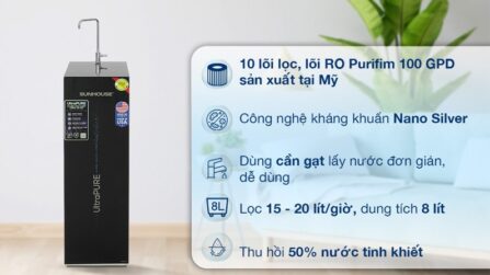 Máy lọc nước RO Hydrogen Sunhouse UltraPURE SHA8891KL 10 lõi - Việt Nam